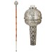 Drum Major's Mace for Children | Silver | Chased